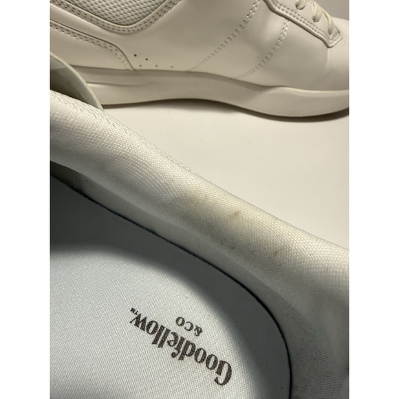 Men's Size 7 Scout Sneakers Goodfellow & Co White PU Leather Cushy Insole Target - Picture 12 of 16